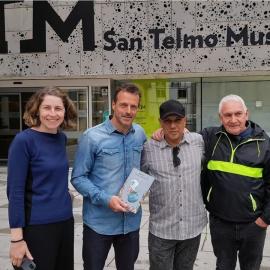 Lanzamiento del libro El barco que dio la vuelta al mundo.  Museo San Telmo,  San Sebastian, 2022. 