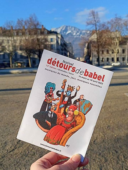 Imagen para el Festival Detours de Babel, Grenoble, Francia 2023.